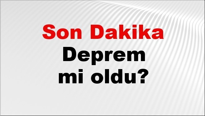 Son dakika Antalya'da deprem mi oldu? Az önce deprem Antalya'da nerede oldu? Antalya deprem Kandilli ve AFAD son depremler listesi 09 Mayıs 2026